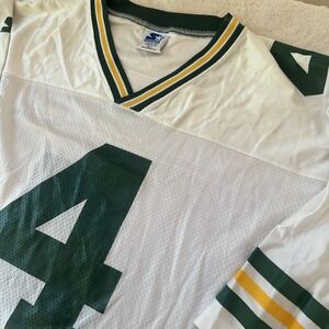 Brett‎ Favre #4 White Starter Jersey Size 48 Green Bay Packers NFL Vintage